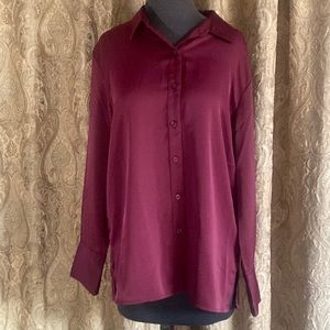 A New Day button down silky blouse